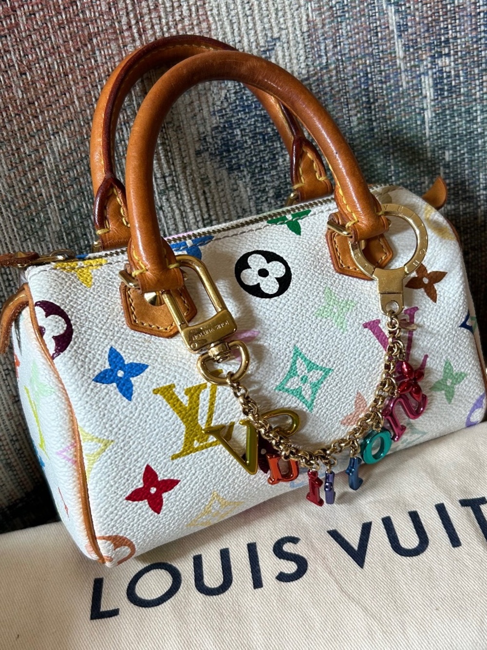 DUO🎉 MURAKAMI RARE NANO Speedy AND BAG CHARM